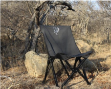 Kempingové skládací křesílko K9 Camping šedé