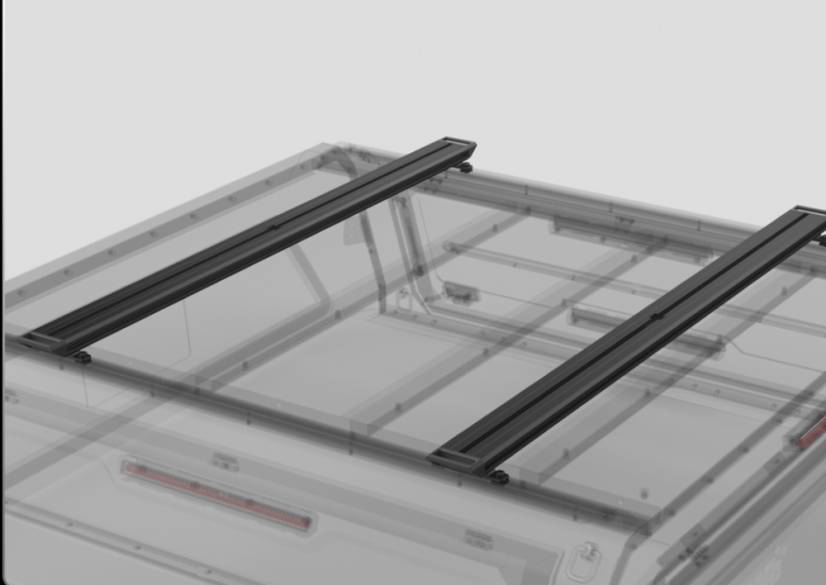 Hliníkové střešní příčníky JUSN DESIGN pro hardtop JD10  middle