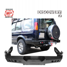Zadní nárazník HD2 s ochrannými bočnicemi a montážní deskou pro naviják pro Land Rover Discovery 2