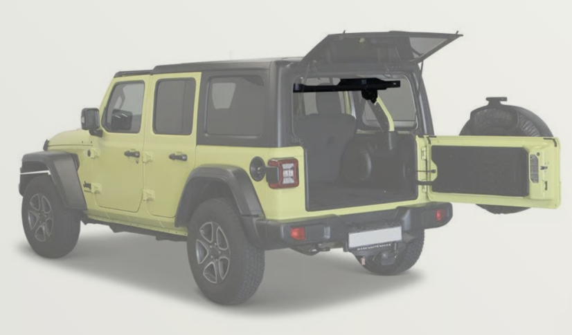 Jeep Wrangler JLU  Molle police do kufru