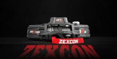 Naviják ZEXCON s průvlakem s pozicí pro hák a se syntetickým lanem 12000 lbs