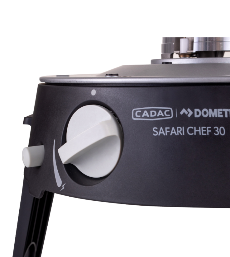 Gril Safari Chef 30 HP Combo na cesty do kempu i zahradu