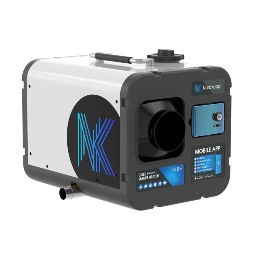 Horkovzdušné topení Cube 5 kw Bluetooth, pro vysoké nadmořské  výšky
