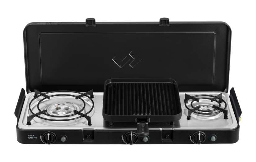 Vařič s plotýnkami 3 Cook Turbo Deluxe, 30 mbar