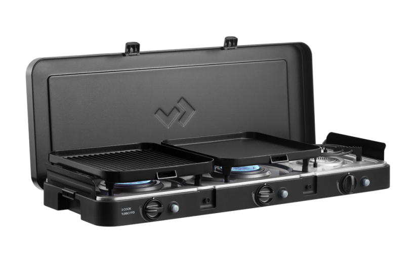 Vařič s plotýnkami 3 Cook Turbo Deluxe, 30 mbar