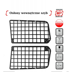 Vnútorné kryty okien HD2 pre batožinový priestor vozidla Land Rover Discovery 3/4
