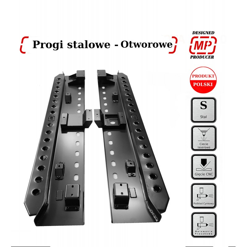 Boční prahy HD pro Land Rover Defender L663 Rock slider
