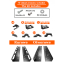 Bočné prahy HD pre Land Rover Defender L663 Rock slider