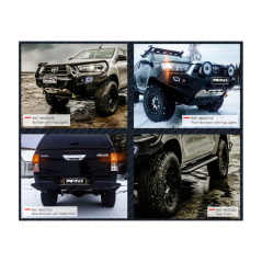Zadní pevnostní nárazník slide bez držáku rezervy - Hilux Revo 2020