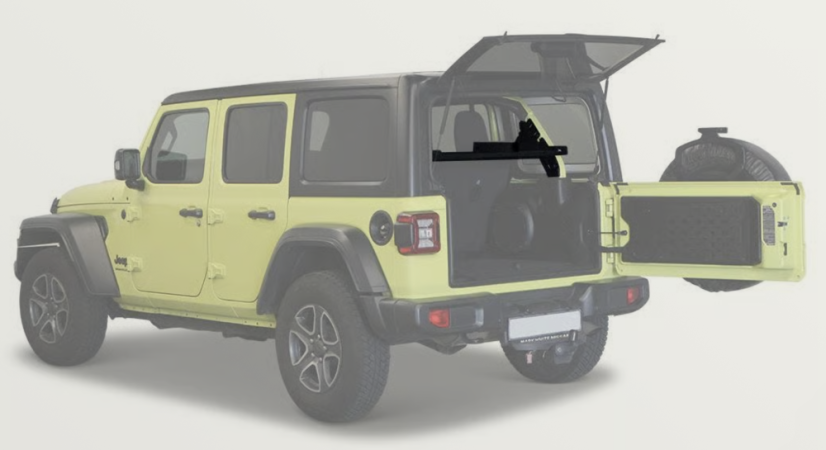 Jeep Wrangler JLU  Molle police do kufru