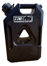 Plastový kanystr 1galon (3,8 litrů) plochý černý