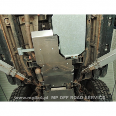Kryt převodovky a přídavné převodovky hliník Land Rover D4 + D3 velký