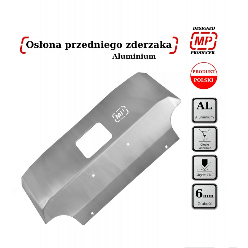 Osłona aluminiowa zderzaka do New Defender L663 od 2020r