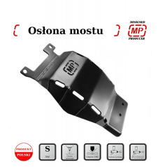 Osłona hd tylnego mostu Land Rover Defender po 2020 L663 benzyna P400