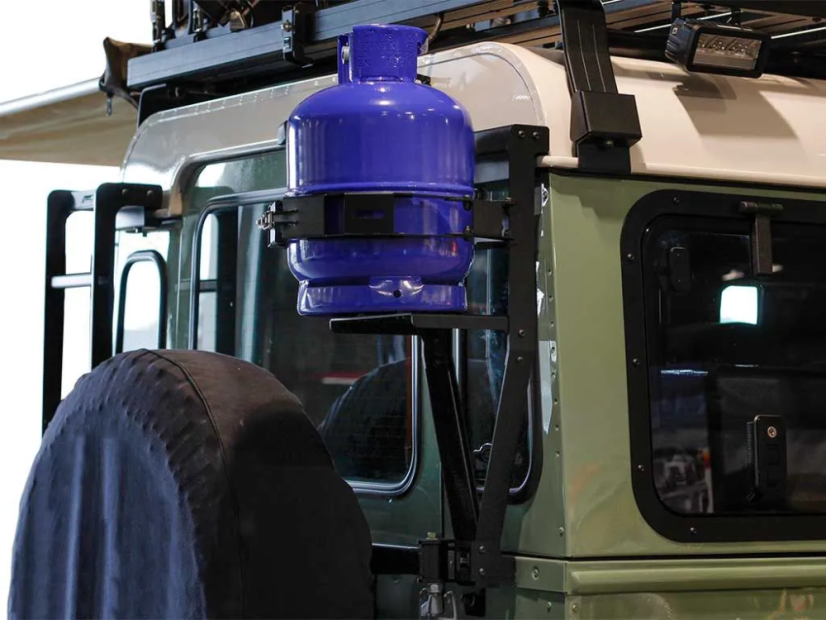 Land Rover Defender 90/110 Držiak na jednu plynovú fľašu