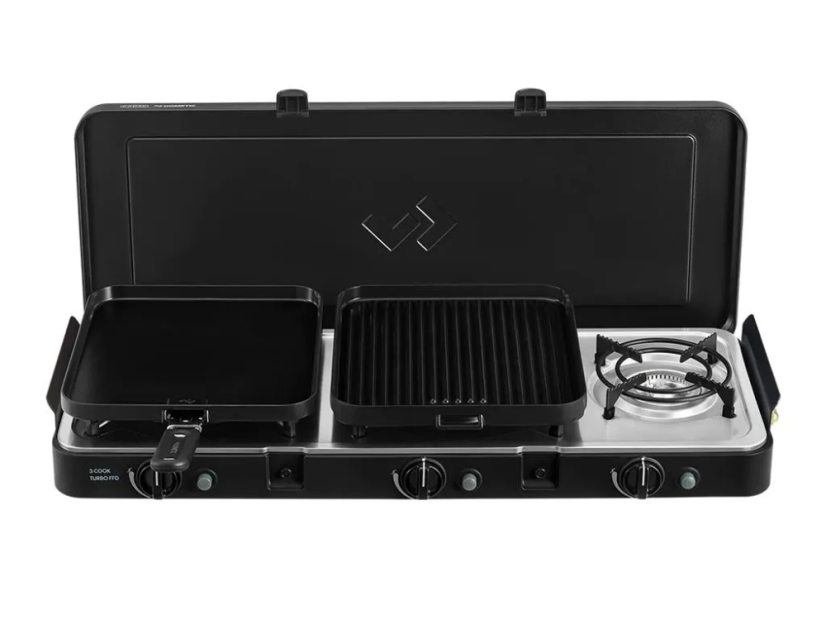 Varná doska Turbo Deluxe s 3 platničkami / 50mbar