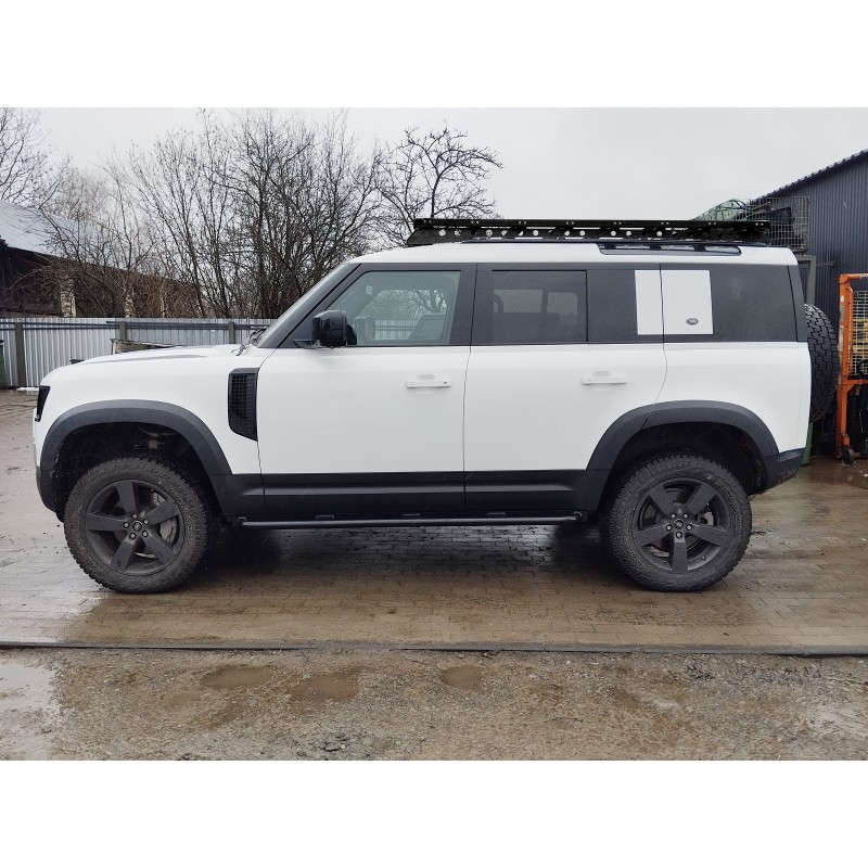 Progi rurowe boczne HD do Land Rover Defender L663 Rock slider