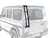 Žebřík na zadní dveře Mercedes G Class (1979-2018)