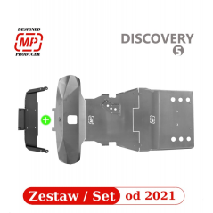 Súprava hliníkového krytu podvozku HD a dosky navijaka pre DISCOVERY 5 od roku 2021