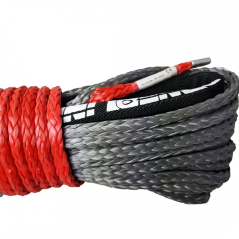 sivé syntetické lano 10 mmx28 m