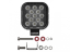 5" LED zpětné světlo VX120S-WD / 12V/24V / široké