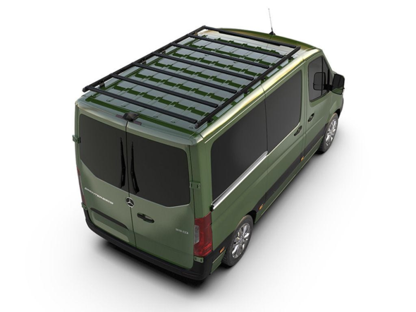 Mercedes-Benz Sprinter (L1H1/128” SWB/Standard Roof) (2006-obecnie) Zestaw bagażnika Slimpro Van Rack Kit
