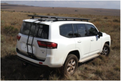 Žebřík na zadní dveře  K9 Toyota Land Cruiser 300