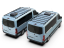 Sada nosičů Mercedes-Benz Sprinter (L2H1/144“ MWB/Standardní střecha) (2006-současnost) Slimpro Van Rack Kit
