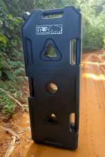 Plastový kanystr 5 galonů (19 litrů) plochý černý