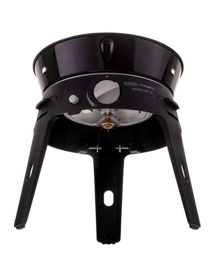 Gril Safari Chef 30 HP Combo na cesty do kempu i zahradu