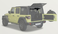 Jeep Wrangler JLU  Molle police do kufru