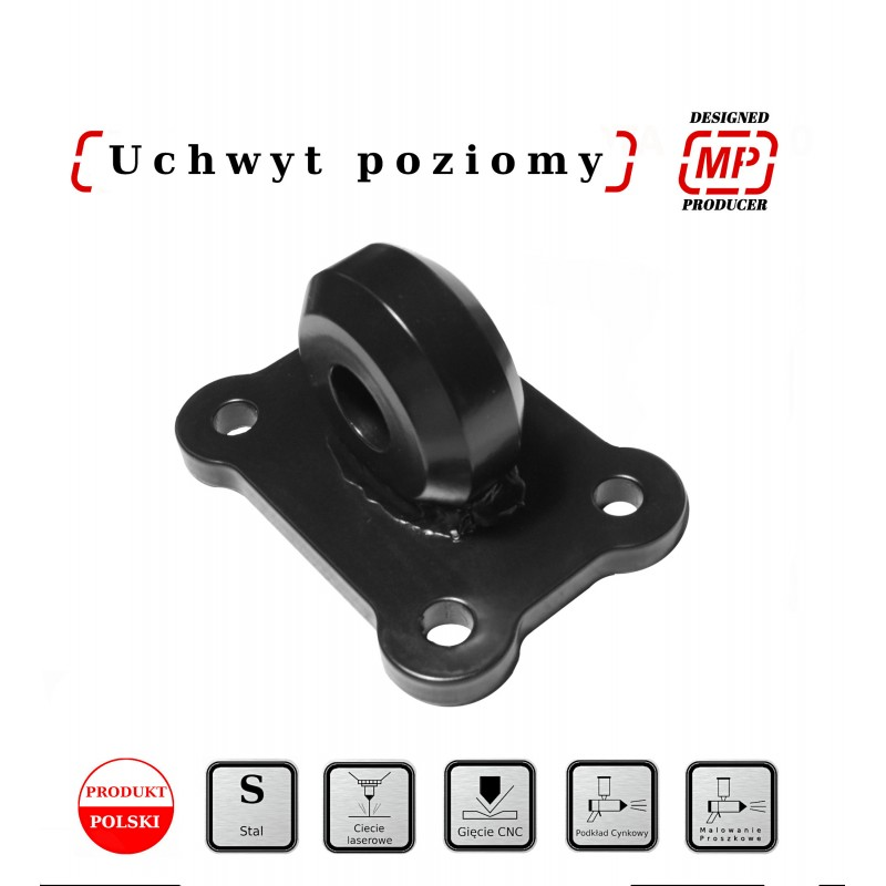 Nárazníkové oko so šeklom 4,75 t horizontálne