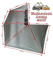 Markýza Quick Pitch Maxx levá strana
