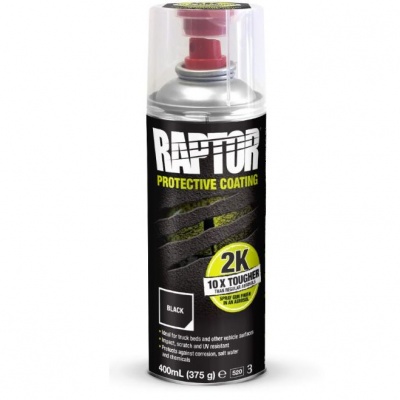 RAPTOR Liner černý, 2K spray 400ml