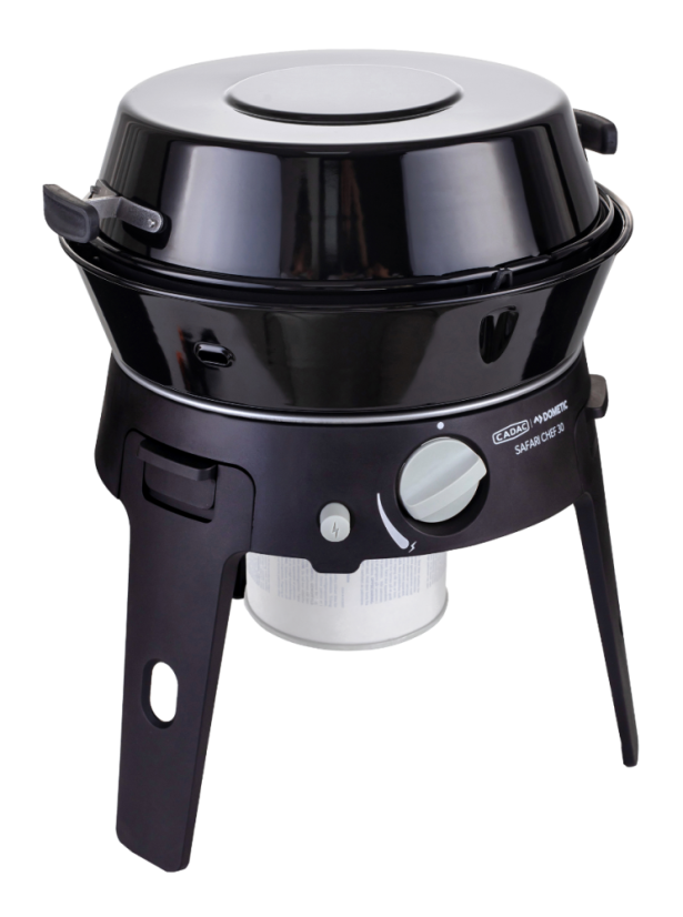 Gril Safari Chef 30 HP Combo na cesty do kempu i zahradu