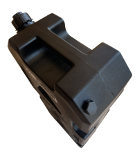 Plastový kanystr 3 galony - 11,4 litrů, plochý černý