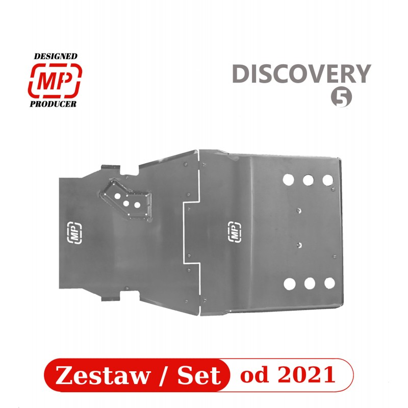 Hliníkové kryty motoru, převodovky, redukční převodovky Discovery 5 (od roku 2021)