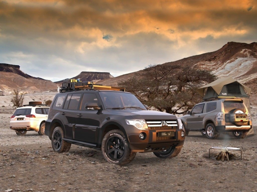 Expediční zahrádka pro Mitsubishi Pajero LWB (1991-1999) Slimline II vysoká