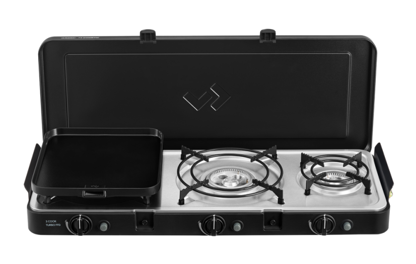 Vařič s plotýnkami 3 Cook Turbo Deluxe, 30 mbar