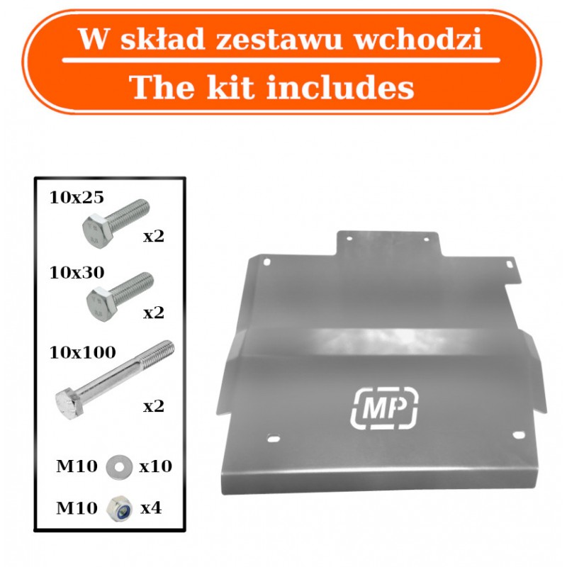 Kryt převodovky  hliník Land Rover D4 + D3