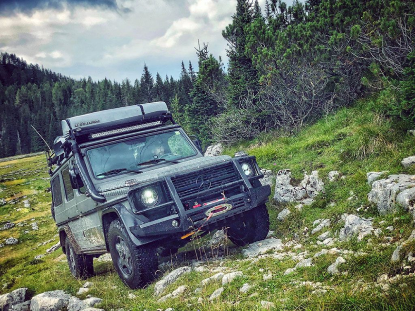 MB G class vysoká a dlouhá střešní zahrádka